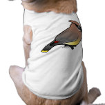 Birdorable Cedar Waxwing Dog Ringer T-Shirt
