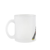 Birdorable Cedar Waxwing Frosted Glass Mug