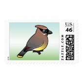 Birdorable Cedar Waxwing Stamp