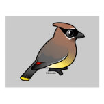 Birdorable Cedar Waxwing Postcard