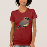 Birdorable Cedar Waxwing Women\'s American Apparel Fine Jersey Short Sleeve T-Shirt