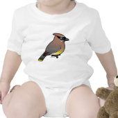 Birdorable Cedar Waxwing Infant Onesie / Creeper
