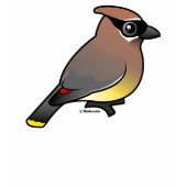 Birdorable Cedar Waxwing Polo Shirt