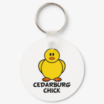 Cedarburg Wisconsin Chick keychains by chicktshirts8 Cedarburg Wisconsin Chick keychains