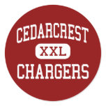 Cedarcrest - Chargers - Junior - Spanaway Round Stickers