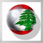 Cedars Lebanon soccer football team flag ball posters