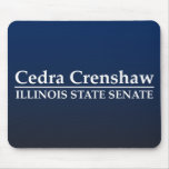 Cedra Crenshaw Illinois State Senate Mousepads