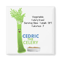 Cedric the Celery magnets by jozmag Cedric the Celery magnets