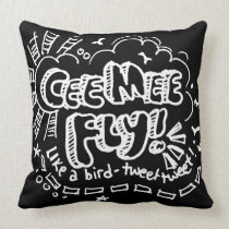 Cee Mee Fly 2-Sided pillows