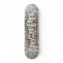 Cee Mee Fly White Skateboards
