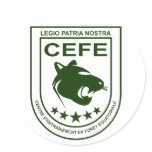 CEFE 2010 Green Sticker