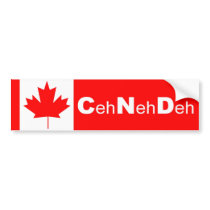 CehNehDeh bumper sticker