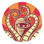 CEHPALOPOD CIRCLE sticker stickers by strangeco CEHPALOPOD CIRCLE sticker stickers