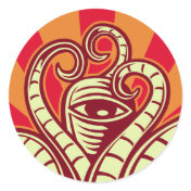 CEHPALOPOD CIRCLE sticker CEHPALOPOD CIRCLE sticker