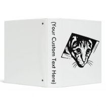 Ceiling Cat Vinyl Binder