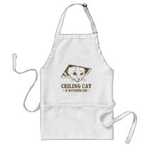 Ceiling Cat is Watching You aprons