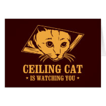 Ceiling Cat is Watching You cards