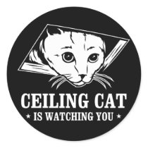 Ceiling Cat is Watching You stickers by strk3 Ceiling Cat is Watching You stickers