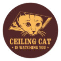 Ceiling Cat is Watching You stickers