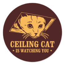 Ceiling Cat is Watching You stickers by strk3 Ceiling Cat is Watching You stickers