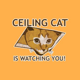 Ceiling Cat is watching you! shirt