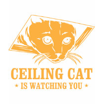 Ceiling Cat is Watching You t-shirts by strk3 Ceiling Cat is Watching You t-shirts