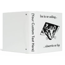 Ceiling Cat ubservin u... binders by MemeRegime Ceiling Cat ubservin u... binders