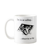 Ceiling Cat ubservin u... Mugs