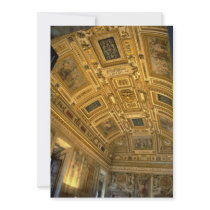 Ceiling detail, Vatican Custom Invite