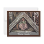 Ceiling Fresco For The Story Of Creation In The Custom Invitation