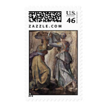 Ceiling Fresco For The Story Of Creation In The Stamps