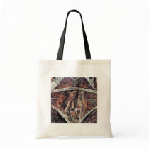 Ceiling Fresco For The Story Of Creation In The Si Tote Bags