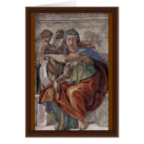 Ceiling Fresco For The Story Of Creation In The Si Greeting Cards