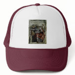 Ceiling Fresco For The Story Of Creation In The Si Trucker Hat