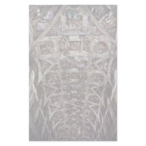 Ceiling Fresco For The Story Of Creation In The Si Custom Stationery