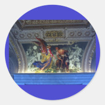 Ceiling in the Vatican Museum in Rome Sticker
