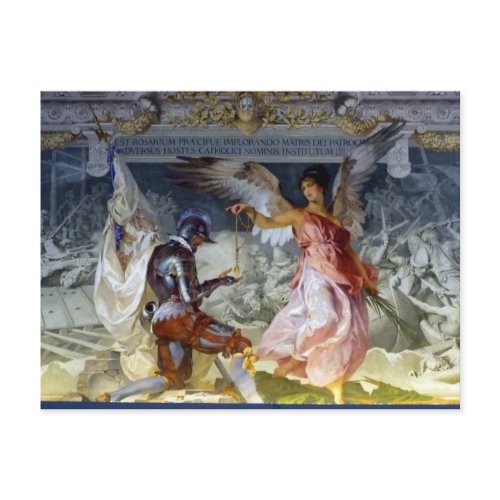 Ceiling in the Vatican Museum postcard