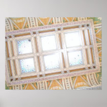 Ceiling Library of Congress Poster