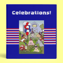 Celebración americana de la vida en el campo carpetas