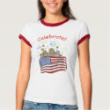 Celebrate 4th of July FIreworks over the City Tees t-shirts by naturetees Celebrate 4th of July FIreworks over the City Tees t-shirts