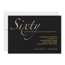 Celebrate 60 Invitation