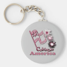 Celebrate America Keychain
