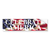 Celebrate America - The Answer Bumper Sticker