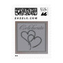 Celebrate and hearts in small size postage