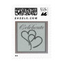 Celebrate and hearts in small size stamps
