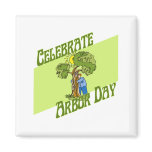Celebrate Arbor Day Refrigerator Magnet