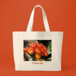 exotic flowers, nature, gardens, bags and totes,