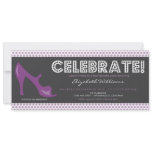 CELEBRATE! Billboard Bachelorette Invite (purple)