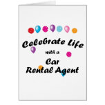 Celebrate Car Rental Agent Card