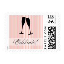 Celebrate Champagne Toast Stamp stamps